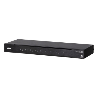 Switch HDMI | 8 Entradas x 1 Salida | Resolución True 4K 4:4:4 | Control RS-232 e IR | HDCP 2.2 | HDR10+ | Plug & Play