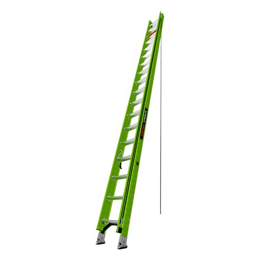 Escalera de Extensión de Aluminio + Fibra de Vidrio HYPERLITE de 10.9 m (36 ft) / Capacidad 300-375 lb (136-170 kg) / No. de Parte 17736.