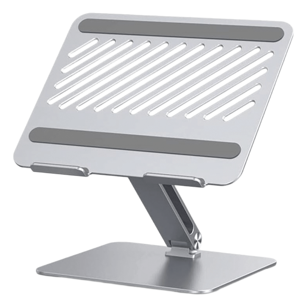 Soporte de Aluminio para Laptop | Ajustable 180° | Soporta Laptops de 10 a 17.3''| Capacidad de Carga 5Kg | Excelente Estabilidad | Diseño Para Alta