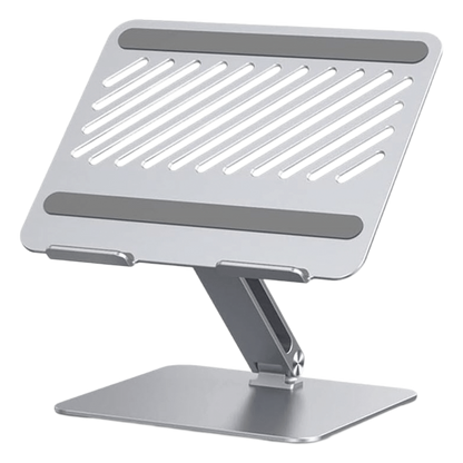 Soporte de Aluminio para Laptop | Ajustable 180° | Soporta Laptops de 10 a 17.3''| Capacidad de Carga 5Kg | Excelente Estabilidad | Diseño Para Alta