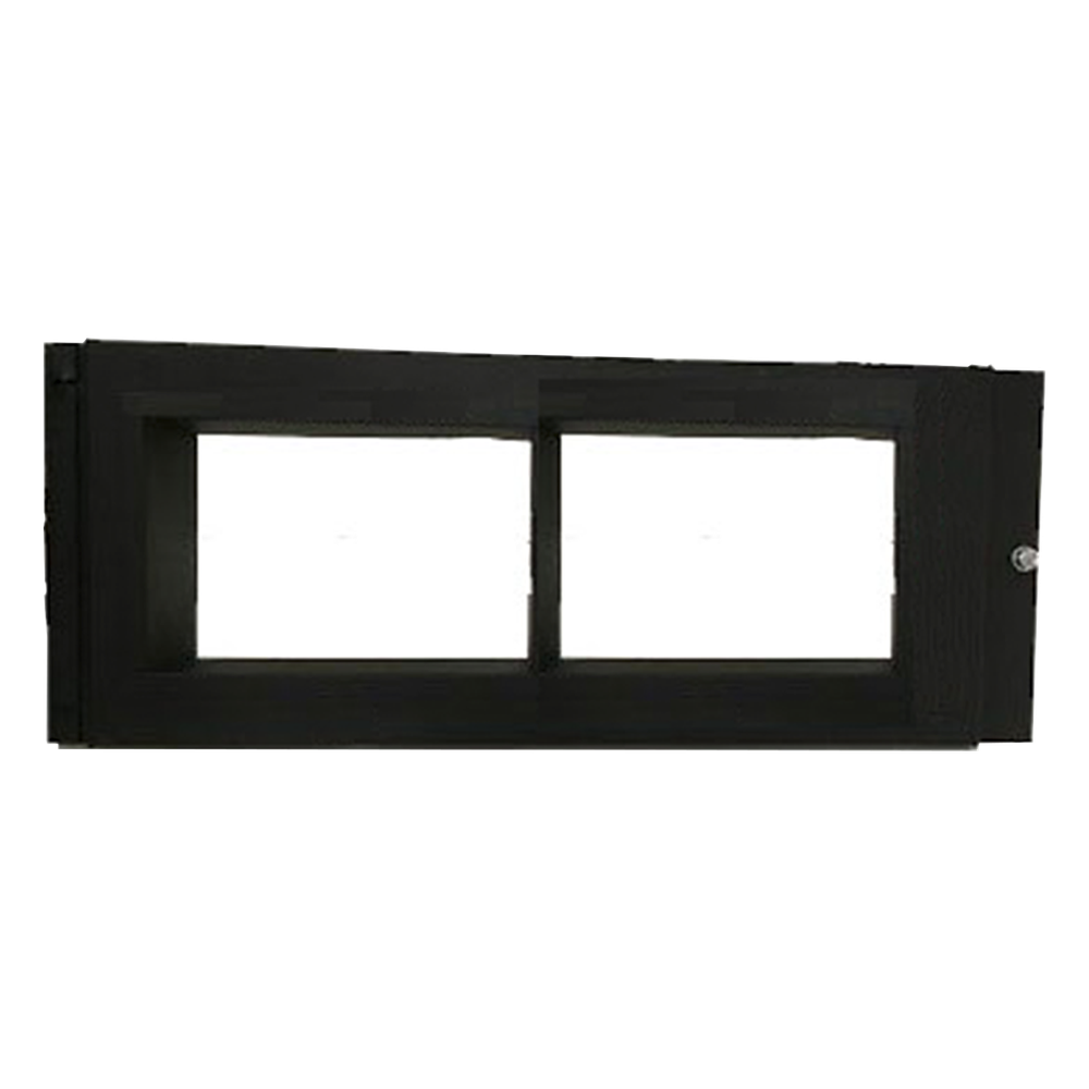 Placa de revestimiento para montar el anunciador gráfico NCD de 10 pulgadas en la fila 2, 3 o 4 de gabinetes CAB-4, color negro