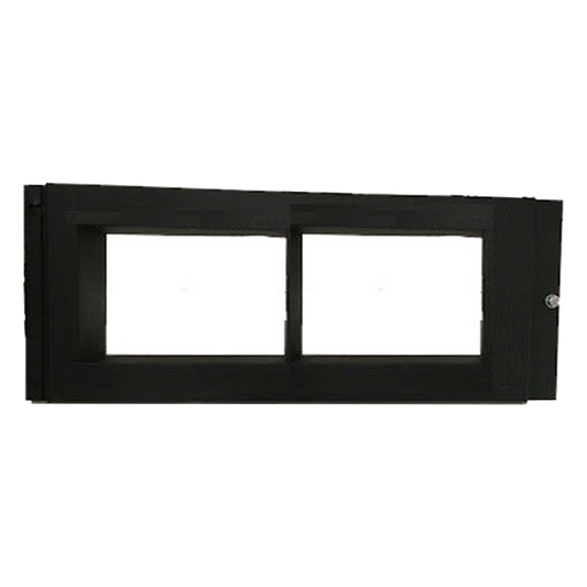 Placa de revestimiento para montar el anunciador gráfico NCD de 10 pulgadas en la fila 2, 3 o 4 de gabinetes CAB-4, color negro