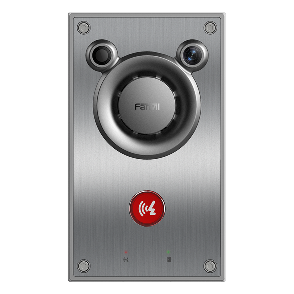 Video Intercomunicador IP con Cámara 4MP / Altavoz 10W / 2 Líneas SIP / IP66 e IK10 Anti-vandálico / PoE 802.3af / Visión Nocturna IR y HDR / -40°C a