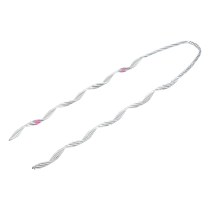 Remate Preformado de Acero Galvanizado para Fibra Mini-ADSS de 24 hilos, diámetros 7.5 - 8 mm
