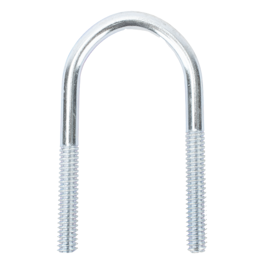 Abrazadera tipo U de 1", con acabado Electro Zinc, no incluye tuercas y arandelas