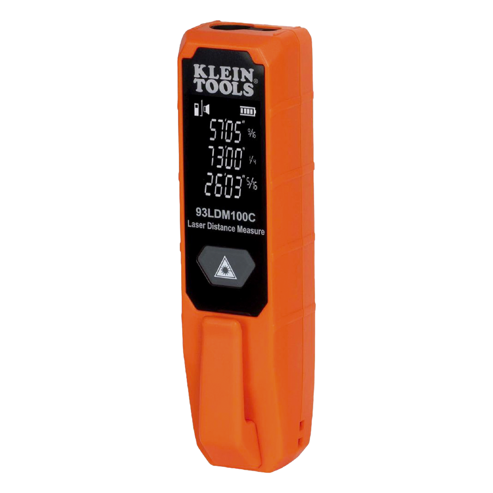 Medidor Compacto Láser de Distancias. Rango: 5.1 cm a 30.5 m / Opción cm o pulg. o Combinado / Clip para Bolsillo.