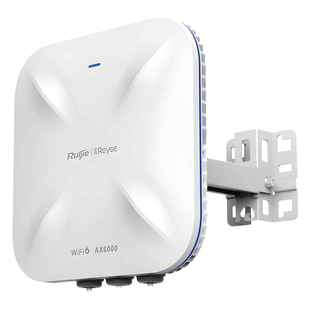 Punto de Acceso Mesh Wi-Fi 6 Industrial para Exterior Omnidireccional 5.95Gbps, MU-MIMO 4x4, 360°, Filtros Anti Interferencia y Auto Optimización con