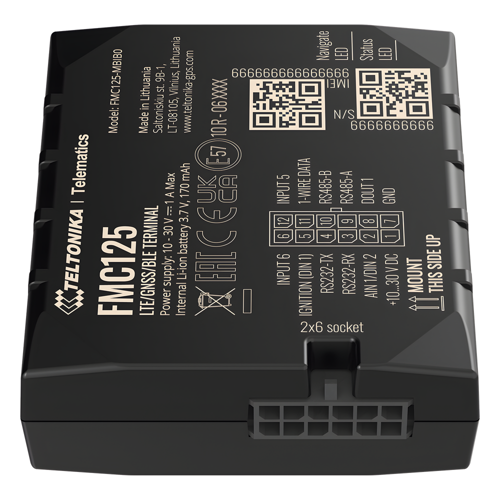 Avanzado Rastreador Vehicular (GPS) 4G LTE CAT 1 y 2G / Identificación de Conductores / Bloqueo Remoto / Detección de Jammer / Sensores Bluetooth