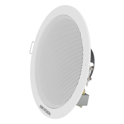 Altavoz Montaje en Plafón | 6 Watts | 100 V | Rejilla de Metal | Color Blanco | Uso Interior