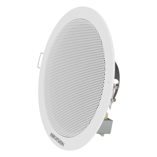 Altavoz Montaje en Plafón | 6 Watts | 100 V | Rejilla de Metal | Color Blanco | Uso Interior