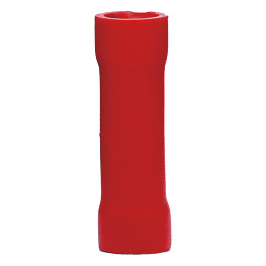 Conector a tope aislado / 22 - 16 AWG / Rojo / Paquete de 25 piezas