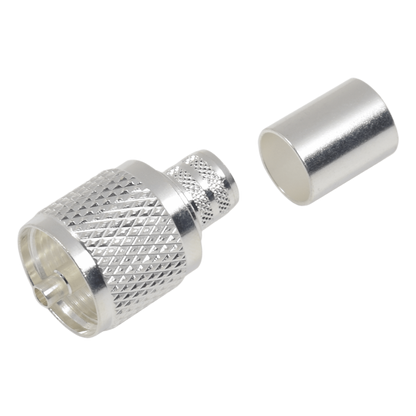Conector UHF macho (PL-259) para LMR-400, 9913, CTN-400, 7810A, 8214, RG8/U-SYS, RFLASH-1113