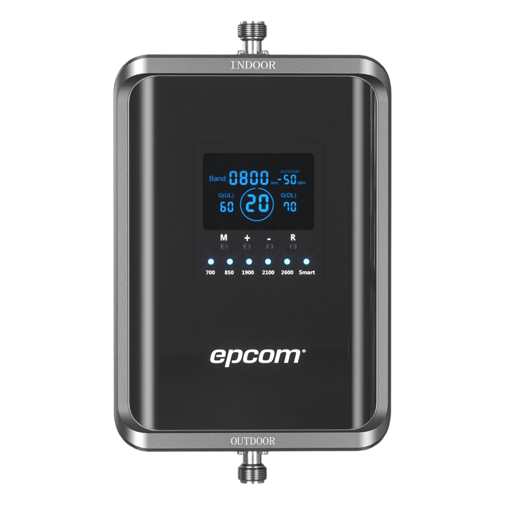 Amplificador de Señal Celular 5G / Mejora las llamadas convencionales y VoLTE / Soporta los datos de las tecnologías 2G, 3G, 4G y 5G de TELCEL, AT&T