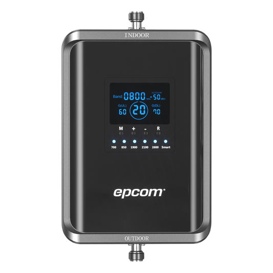 Amplificador de Señal Celular 5G / Mejora las llamadas convencionales y VoLTE / Soporta los datos de las tecnologías 2G, 3G, 4G y 5G de TELCEL, AT&T