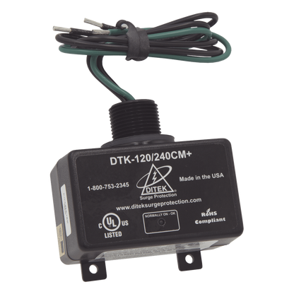 Dispositivo de Protección contra Sobretensiones de Fase Dividida de 120/240 VCA, Recomendado para Climas, Motores, Iluminación.