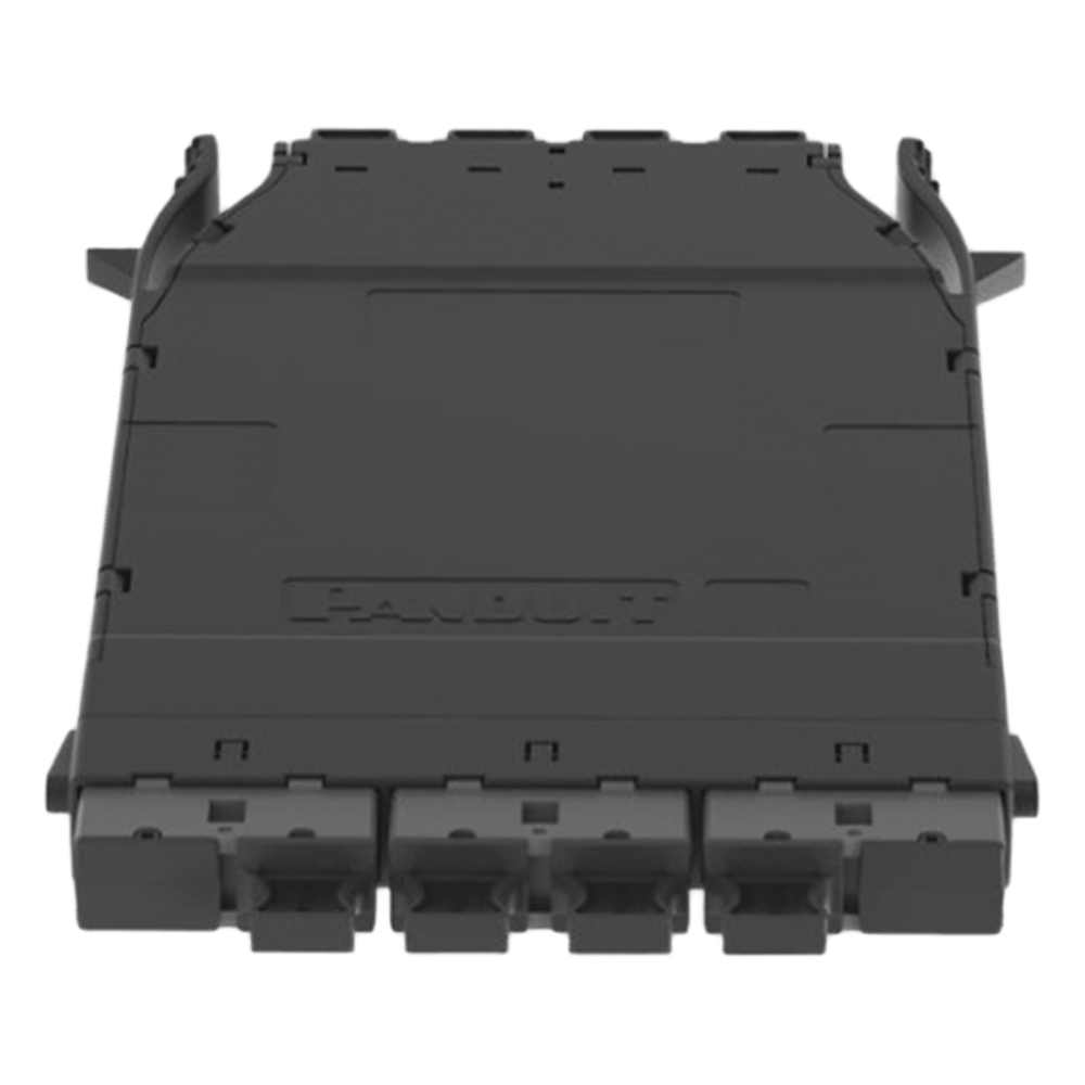 Cassette HD Flex? Para 32 Fibras Multimodo OM4, de 4 MPO(8F) Macho a 4 MPO(8F) Macho, Color Gris