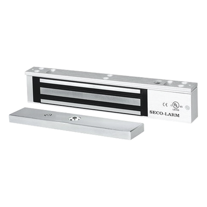 Chapa Magnética 600 lbs con LED / Sensor de Estado de Unión / Sin Magnetismo Residual / Uso Interior.