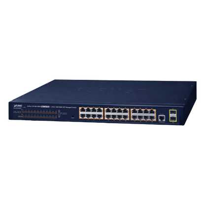 Switch PoE Administrable Capa 2 / 24 Puertos10/100/1000BASE-T / 2 SFP 100/1000BASE-X / POE 802.3af/at
