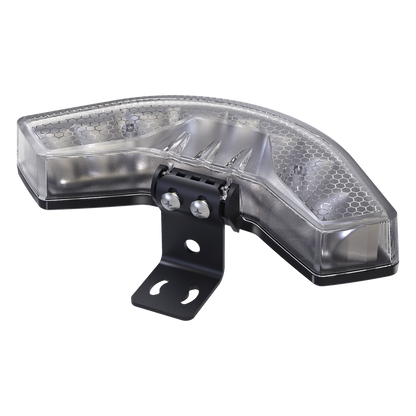 Luz Auxiliar Esquinera de 9 LED, Ambar, Lente Transparente, SAE