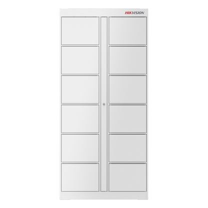 Locker Inteligente de Expansión con 12 Espacios / Requiere Locker Maestro DS-KLM28-12 / Comunicación RS485 / Hasta 16 Lockers de Expansión