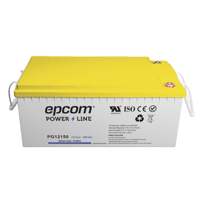 Batería GEL Puro OPzV Ciclo Profundo / 12 Vcc / 150 Ah / Aplicaciones Fotovoltaicas y de Respaldo