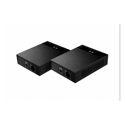 Convertidor 2 Hilos a Ethernet PoE / Salida PoE Estándar IEEE 802.3af/at / Transmisión hasta 300 m (984.3 ft) con Red y Alimentación / Compatible con
