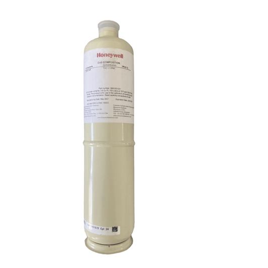 Cilindro de gas de calibración de hidrógeno en aire, concentración 50% LEL, para detectores de gases combustibles series XNX, XCD y S3K