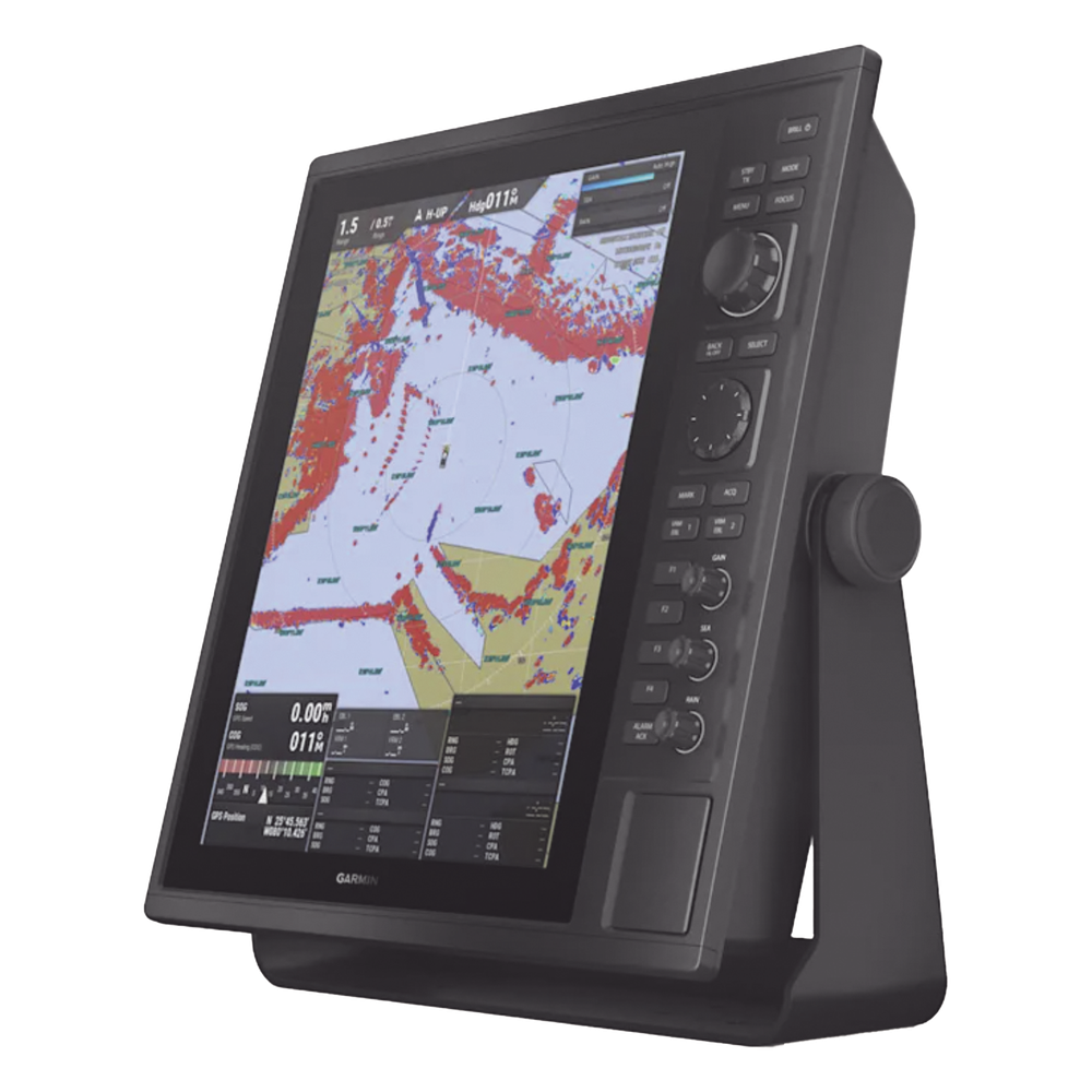 Pantalla CR 1522 / Resolución 1024 x 768 XGA / GPS/GLONASS/GALILEO/BEIDOU/QZSS/GAGAN / 2 Ranuras SD / IP26 & IP27 / NMEA 2000 y 0183 Compatible