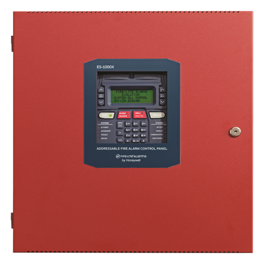Panel de control de incendio direccionable sin comunicador preinstalado, 318 puntos por lazo SLC, expandible a 954 puntos