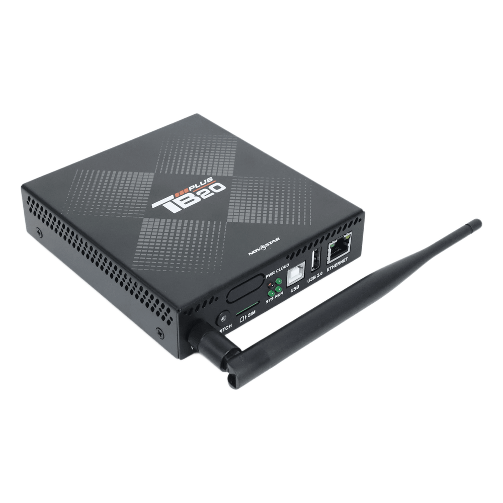NovaStar TB20 Plus / Reproductor Multimedia / Videowall LED 650K Píxeles / 4K H.265 / Android 10 / Wi-Fi + Ethernet Gigabit / 2GB RAM 32GB / Audio