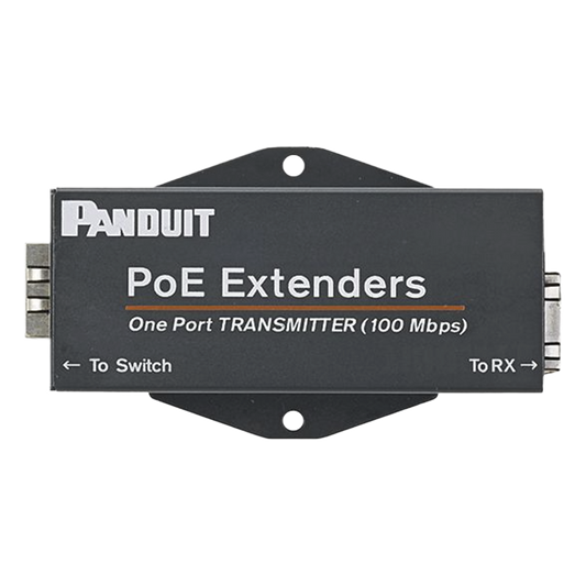 Transmisor PoE/PoE+ Para Uso con Receptor POEXRX1, Hasta 610 Metros (2000 ft) con Cable Cat5e o Cat6, 10/100Mbps