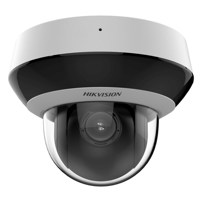 Mini Domo PTZ IP 6 Megapixel / 4X Zoom / Micrófono y Bocina Integrada / ACUSENSE / H.265+ / 20 mts IR EXIR / WDR / PoE / IK10 / IP66 / DarkFighter