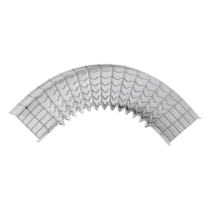 Curva Pre-Fabricada Horizontal de 90° con medidas de 33 mm de Peralte y 100 mm Ancho (33/100 mm)