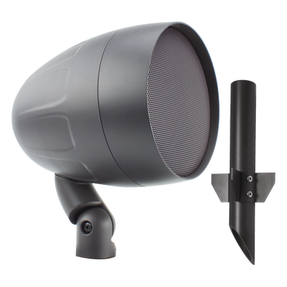 exterior | altavoz de 2 vías | Acoustiscape 6.5in | 50 Watts | 8 ohms| 70V/100V | Switchable | incluye estaca