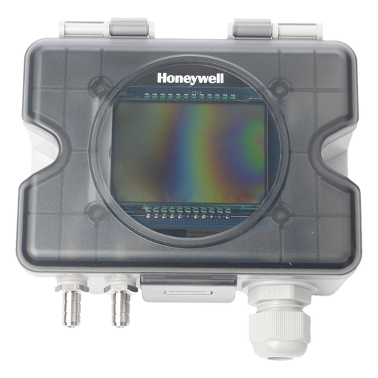 Transmisor de presión diferencial de aire con pantalla LCD, rango ±10,000 Pa, salida 0-10V y 4-20mA, para sistemas HVAC