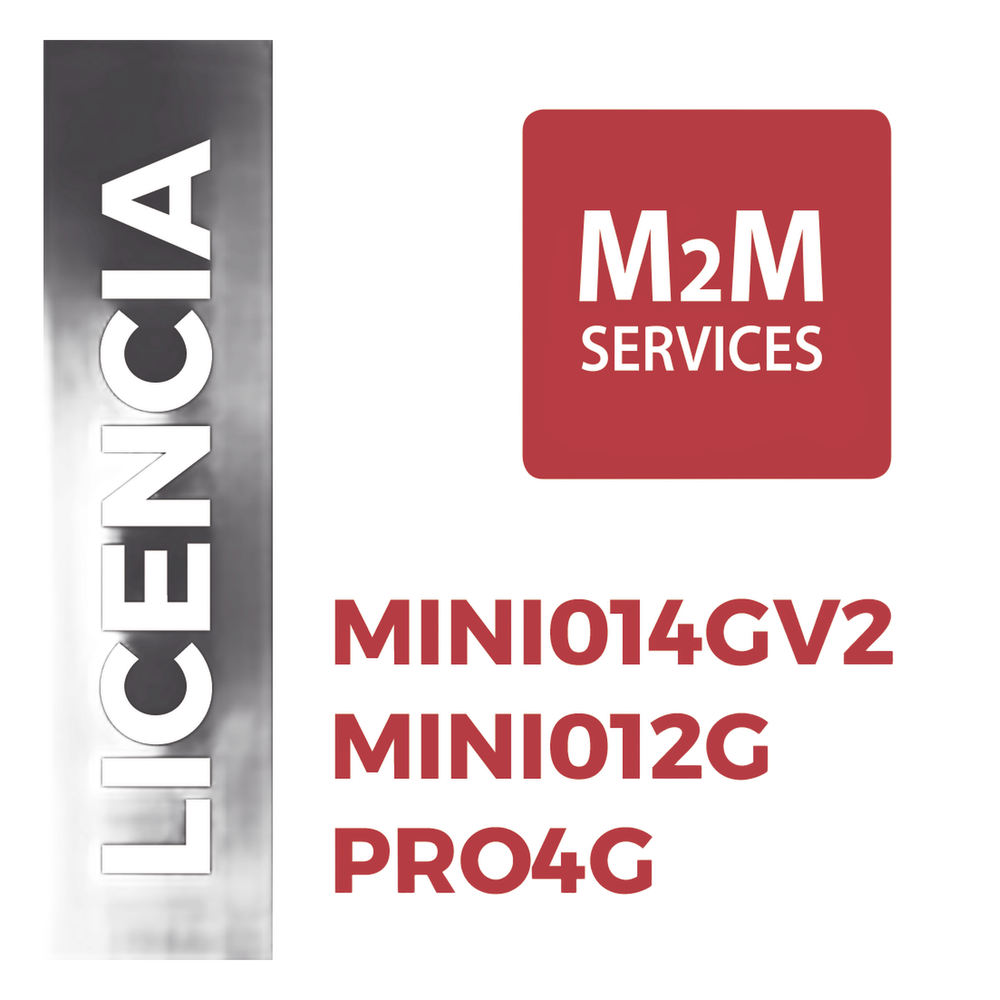 Servicio de datos por un Año para comunicadores MINI014G/V2 y MINI012G, con eventos ilimitados.