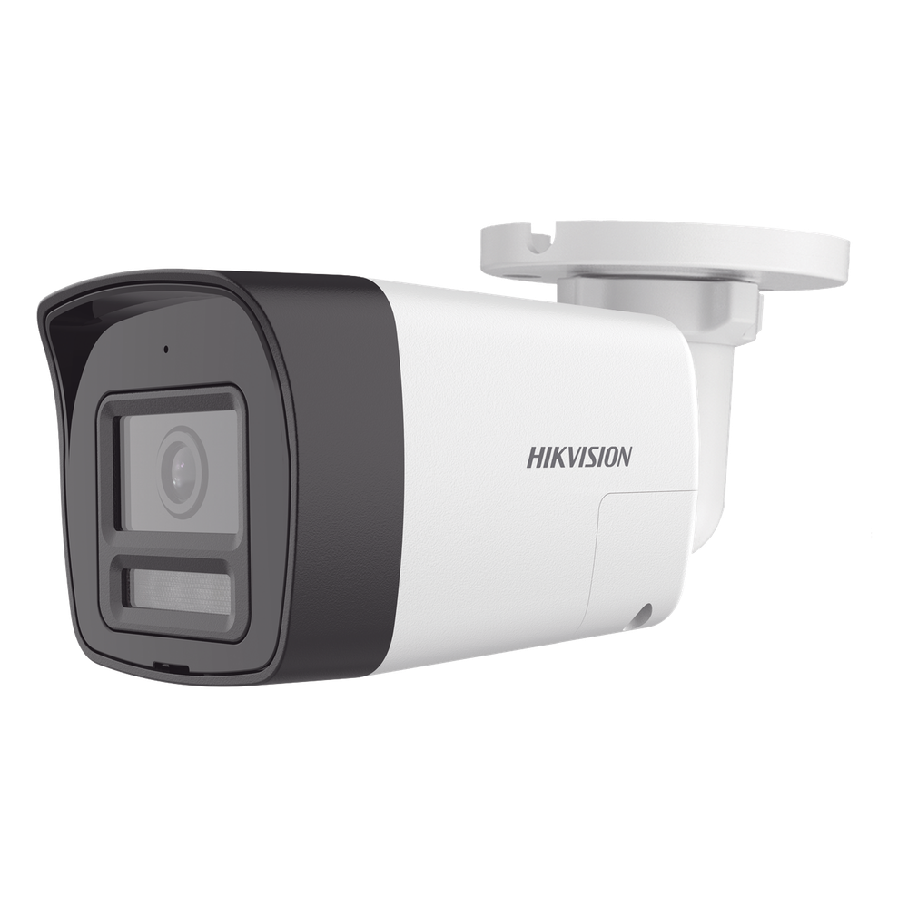 [Audio Bidireccional + Sirena & Estrobo + Dual Light + ColorVu] Bala TURBOHD 4K (8 Megapixel) / Lente 2.8 mm / 30 mts IR EXIR + 20 mts Luz Blanca