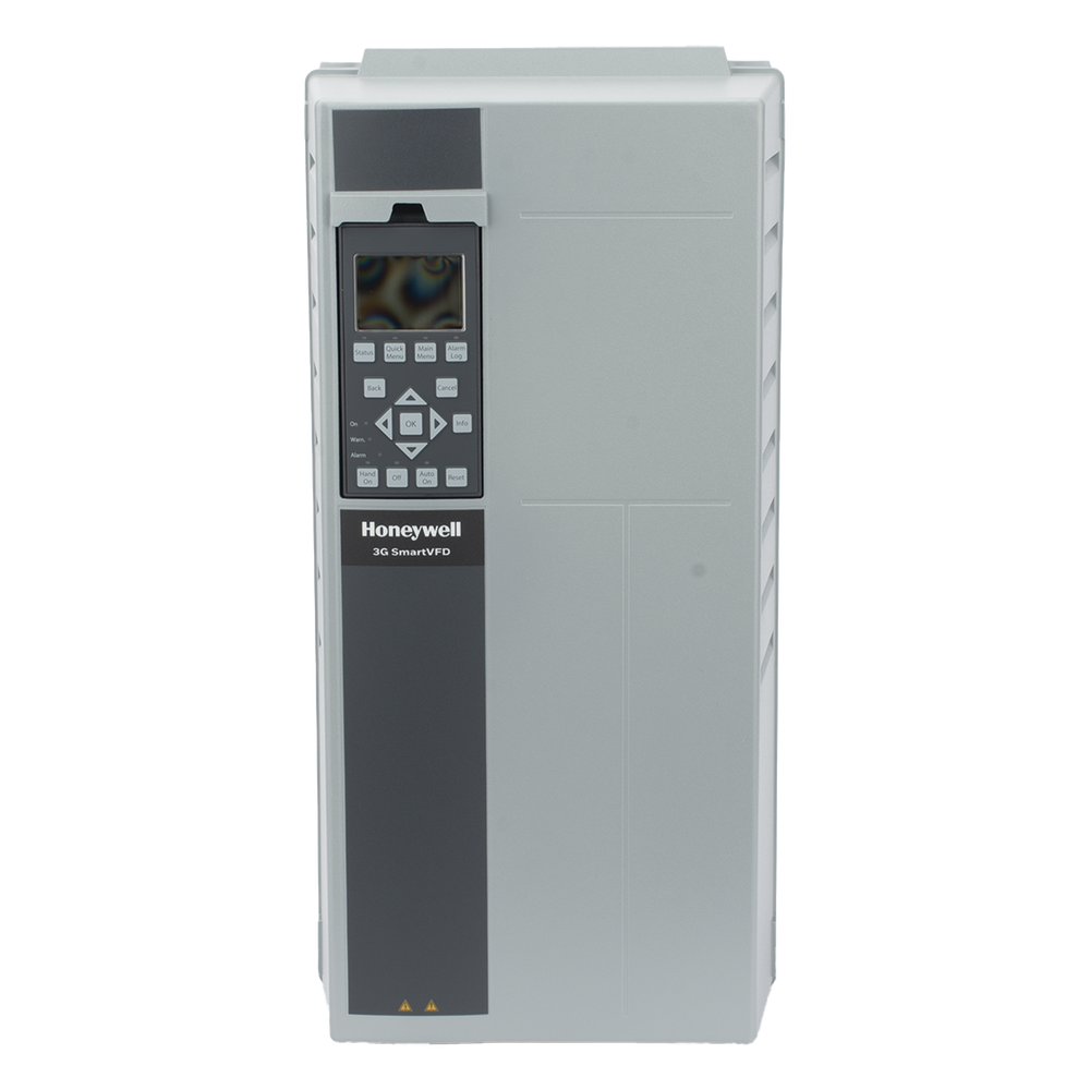 Variador de frecuencia trifásico para HVAC de 15 HP, 460 Vac, gabinete NEMA 1 con teclado gráfico