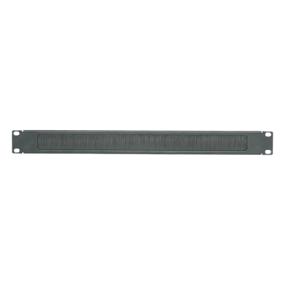 Tapa Ciega para Rack de 19in, Tipo Cepillo de Nylon, para Paso de Cables y Mejor Manejo Térmico, Color Negro, 1 UR