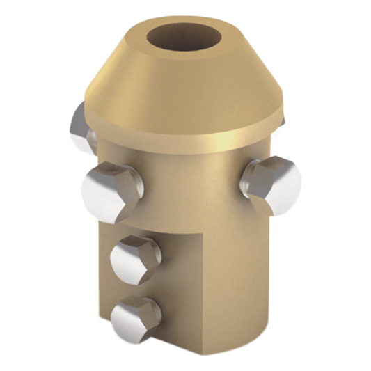 Adaptador de Punta Pararrayo PDC en Mástil 1 1/2".