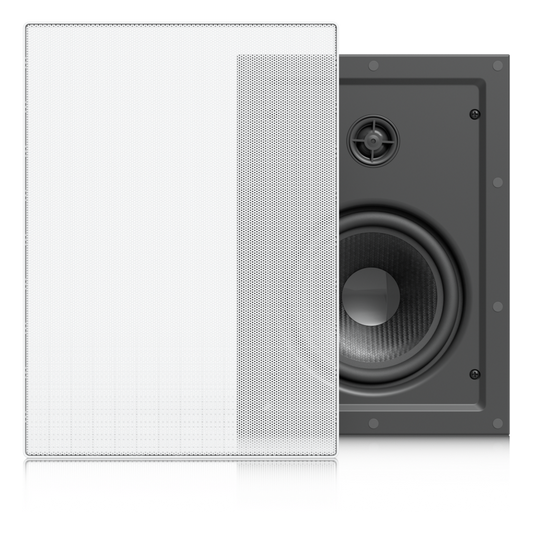UniFi In-Wall Speaker Altavoz Empotrable de Pared / Woofer 6.5" 130W / Tweeter 1" Pivote ±15° / 8 Ohms / Cobertura Simétrica Axial de 90° / NDAA