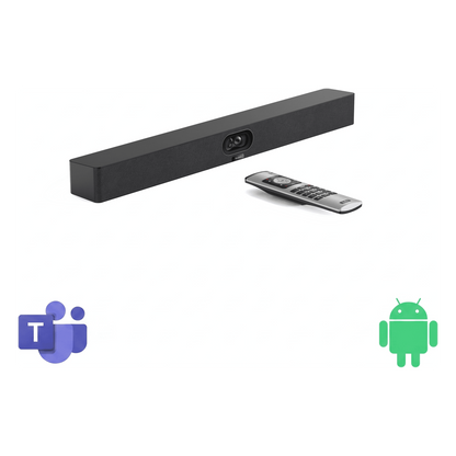Barra de Videoconferencia Yealink A40 para Salas Medianas con Android Integrado Compatible con Teams Rooms, Zoom Rooms, RingCentral Rooms y BYOD