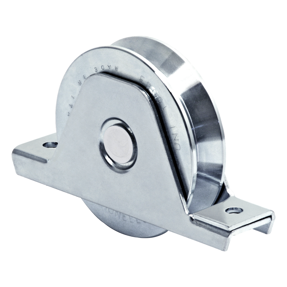 336V - Rueda de 16 cm / Capacidad Para Puertas de Hasta 640 kg / Canal Tipo "V"
