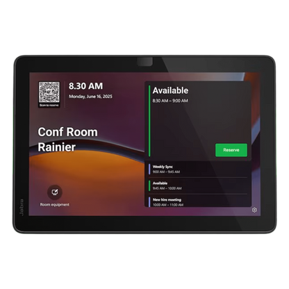 Panel de Programación de Salas / Pantalla Táctil 10.1" / Resolución 1920x1200 / Android 13 / PoE IEEE 802.3af / Wi-Fi 802.11ac / Bluetooth 5.2