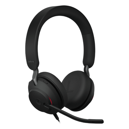 Jabra Evolve 2 40SE, Auricular Stereo Versión MS con Aislamiento de Ruido, Conexión USB C/A y Indicador de Ocupado (Busylight) (24189-999-799)