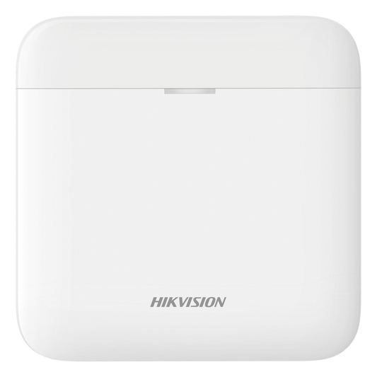 (AX PRO) Panel de Alarma Inalámbrico de Hikvision / Soporta 96 Zonas / GSM 3G/4G, Wi-Fi y Ethernet / Incluye Batería de respaldo / Compatible con los