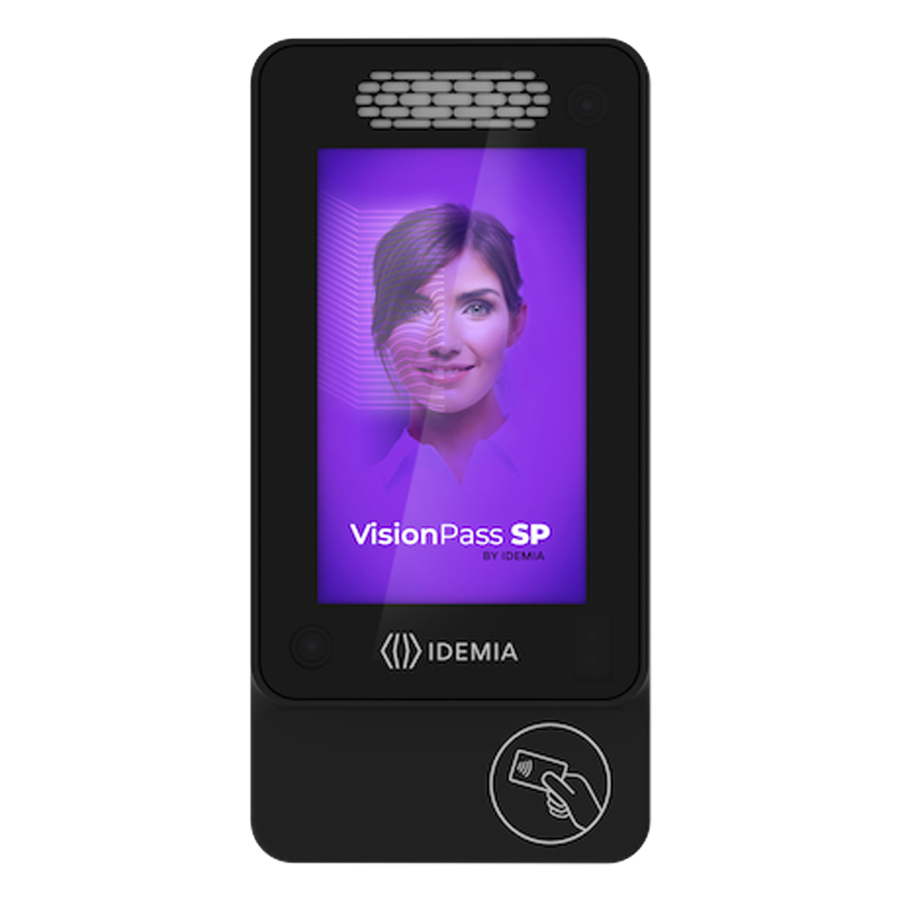 Lector facial Vision Pass SP MDI con lector Iclass, IP65