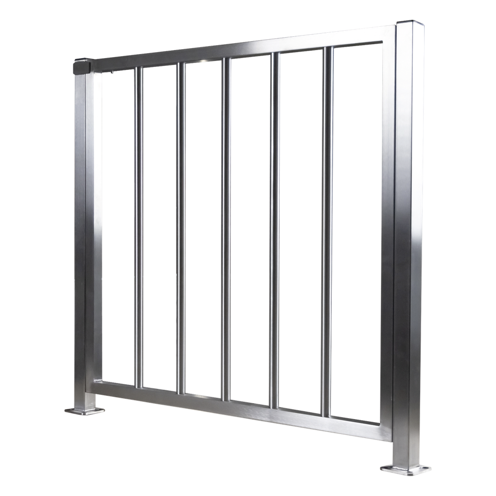 Puerta de Acero Inoxidable de Medio Cuerpo / Paso de 100 Centímetros de Ancho Ideal Para Dar Accesos que no Caben Por su Torniquete / Altura de 90