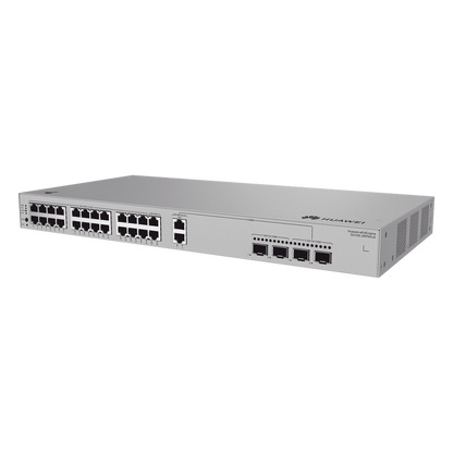 Switch Gigabit Administrable PoE Capa 3 / 24 Puertos 10/100/1000 Mbps (22 PoE) / 2 Puertos 2.5GE (PoE) combo 2 Puertos SFP 2.5GE /2 Puertos SFP+ 10GE