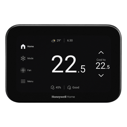 Termostato inteligente con pantalla táctil de 5 pulgadas, control de calidad de aire (IAQ), hasta 4H/2C bomba de calor, Wi-Fi, Bluetooth y Matter